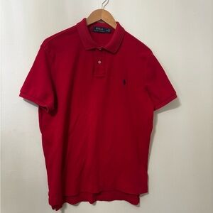 Vintage Polo Ralph Lauren Vibrant Red Polo Shirt 100% cotton